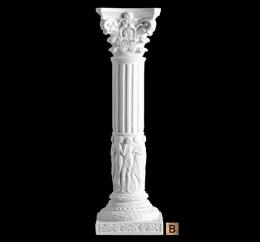 SYNTHETIC MARBLE ROMAN COLUMN LEATHER FINISHED